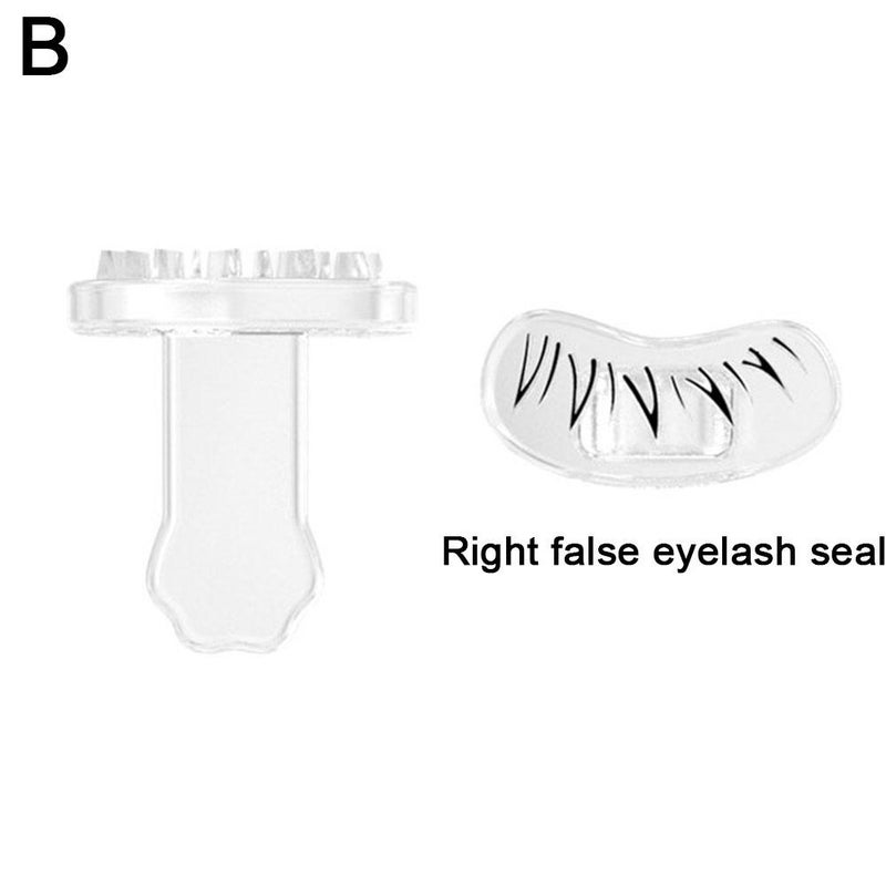 Silicone eyelash stamp, lower eyelash stamp, a lifesaver for those with clumsy hands, perfect for practicing making false eyelashes and eyeliner.